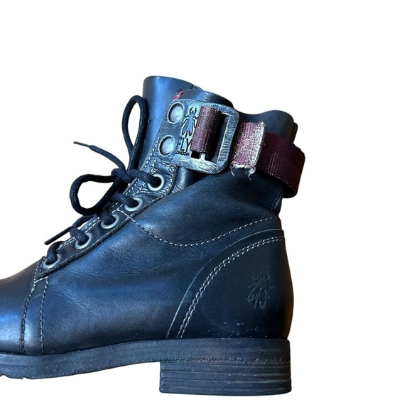 Fly London Women's Stay Boot- Ankle Combat Moto Boot- Size 36/ 6 - Picture 10 of 11